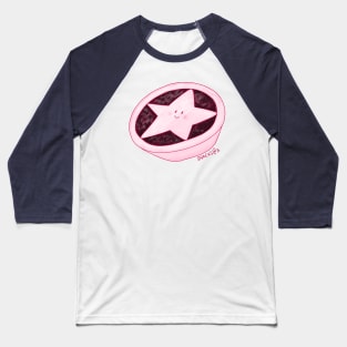 Mince Pie in PINK Baseball T-Shirt